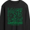 thumbnail image 3 of Instant Message - Camping - Welcome to Nature's Campground - Men's Long Sleeve T-Shirt, 3 of 6