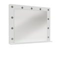 thumbnail image 2 of Boahaus Sivas Vanity Mirror with Hollywood Built-in Lights, HD Glass, White, 35.5"W, 2 of 9