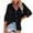 Black, variant on Timegard Womens Shirts Button down Tops Long Sleeve Lapel V Neck Blouse Fall Lightweight Shirts Tops