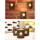 thumbnail image 4 of Advancent Portavelas en forma de corazón, decoración de , de madera, incluye portavelas, para sala de estar y exterior. Decoración del hogar Pino +Vela, 4 of 6
