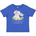 thumbnail image 3 of Inktastic I Am Fearfully and Wonderfully Made Elephants and Flowers Boys or Girls Baby T-Shirt, 3 of 5