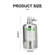 thumbnail image 4 of Generador CO2 DQrwqpou 1 Litro Kit Tanque Peces Acero Inoxidable, 4 of 9