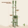 PAWZ Road Cactus Cat Tree Condo Floor to Ceiling 85112" Climbing