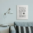thumbnail image 2 of Stupell Industries Bee Pun Feels Good to Be Home Insect Quote Canvas Wall Art Design by Daphne Polselli, 24" x 30", 2 of 6