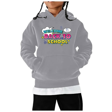 

Children s Winter Fashion Festival Printed Solid Color Hoodless Long Sleeved Hoodie Casual and Comfortable Coat Wraith Hoodie Junior Girl Hoodies Boys 2t Winter Clothes South Pole Hoodie Boys Large