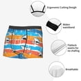 thumbnail image 3 of Yiaed Shark On Line Print Men's Soft Cotton Boxer Shorts Breathable Boxers Underwear Moisture-Wicking Underwear Stretch Boxer Briefs for Man-XX-Large, 3 of 5