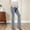 Light Blue, variant on Women's Maternity Jeans Over The Belly Bootcut Flare Denim Pants with Pockets, Stretchy High Waist Pregnancy Trousers for Casual Daily Work Wear