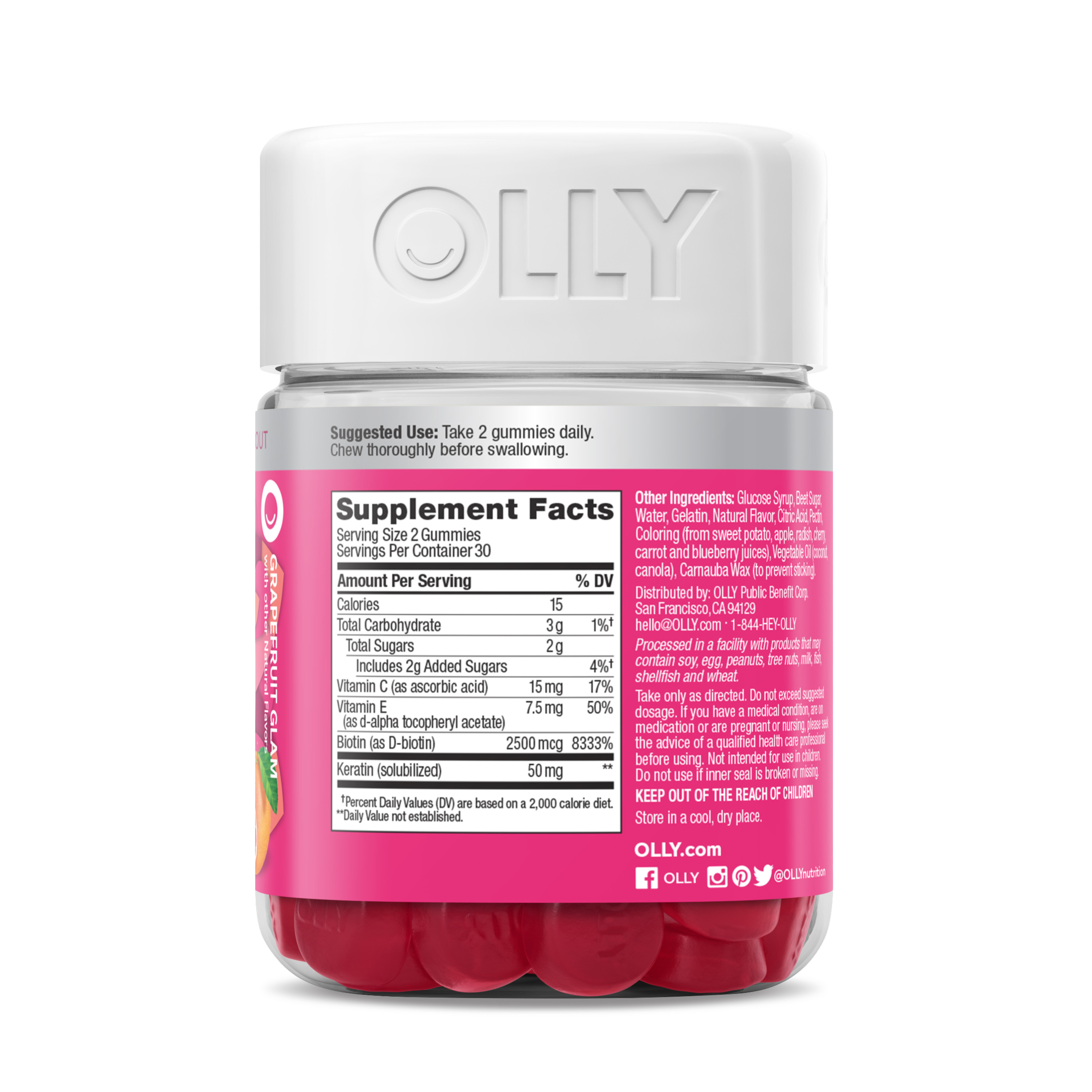 olly undeniable beauty gummy supplement