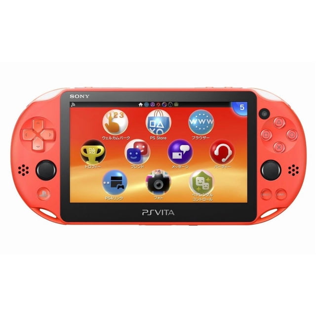 Refurbished (Excellent) - PS Vita 2000 Neon Orange Console ONLY