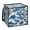 Bright Blue Cream-Colored, variant on Collapsible Storage Basket Laundry Hamper Portable Organizer Bin For Home Storage Black White Ink Zebra Pattern
