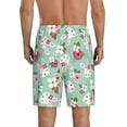 thumbnail image 4 of Lsque Bunny And Rose Mens Sleep Pajama Shorts,Short Pajama Pants, Cotton Ultra-Soft Knit-XX-Large, 4 of 9