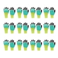 thumbnail image 2 of Jumpingount 12 pares de guantes protectores de trabajo para adultos, guantes antideslizantes para carpintería y metalurgia, Protector de mano para guantes y mitones Verde Jumpingount AP018767-01, 2 of 6