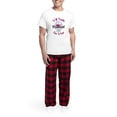 thumbnail image 5 of CafePress - Will Trade Husband For Wine Men's Light Pajamas - Men's Light Loose Fit Cotton Pajama Set, 5 of 7