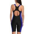 thumbnail image 7 of Women's Athletic One Piece Swimsuit Boyleg Racerback Knee Length Bathing Suit, 7 of 7