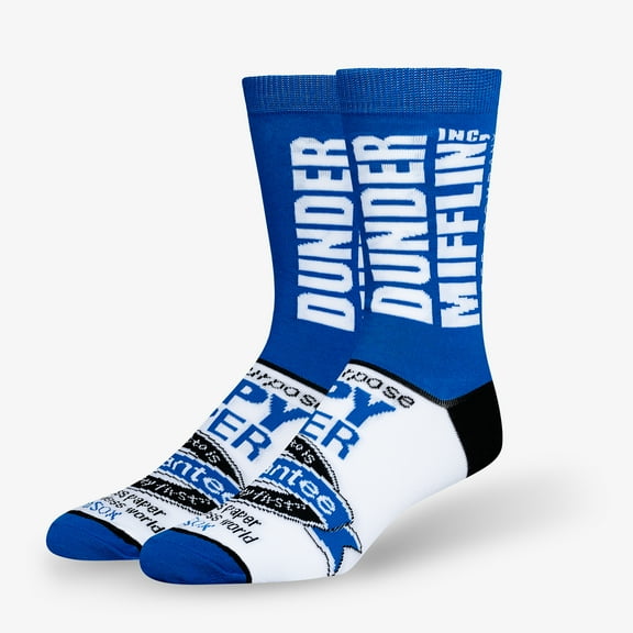 Dunder Mifflin Paper Men's Crew Socks
