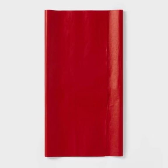 8ct Tissue Paper Red - Spritz: Gift Packaging Accessories for All Occasions, Solid Pattern, 16.5" x 24"
