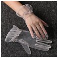 thumbnail image 2 of HEVIRGO Women Wedding Gloves See-through Ultrathin Shirring Ruffle Lace Full Fingers Prom Ball Cocktail Stage Performance Bride Gloves, 2 of 8