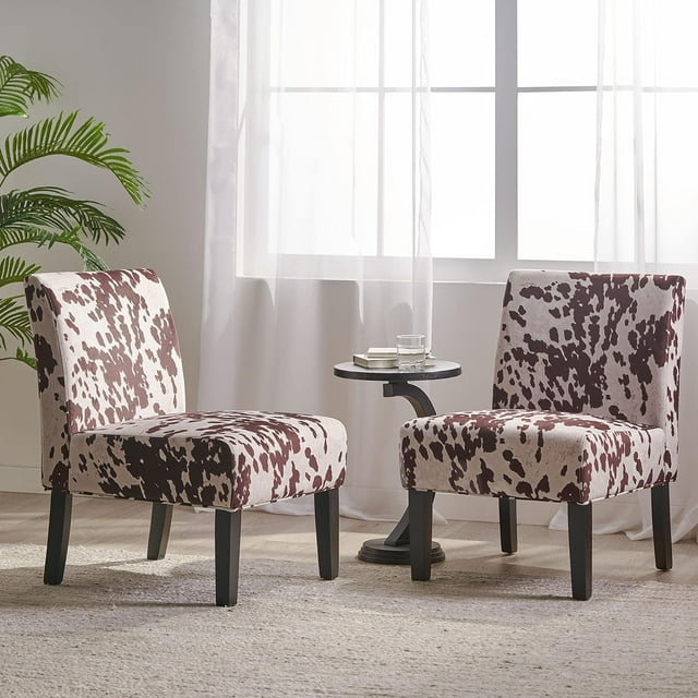 Velmero - Chaise (Deux Chaises), Brun-Blanc