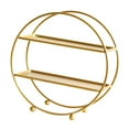 thumbnail image 3 of S SERENABLE 2 Tier Cupcake Stand Cupcake Holder Cookies Donuts Dessert Display Tiered Serving Tray for Birthday Party Dessert Table Round gold, 3 of 8