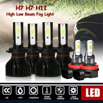 BSBSDJB LED Headlight Bulbs For Hyundai Veloster 2012-2017 High Low Beam H7 H7 H11 Fog Light 6000K