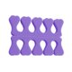 thumbnail image 3 of Worallymy 1 par de separadores de dedos de los pies separador de espuma para decoración de uñas herramienta divisora de esponja para manicura suministros de salón de pulido de uñas morado Worallymy JD735811658, 3 of 7