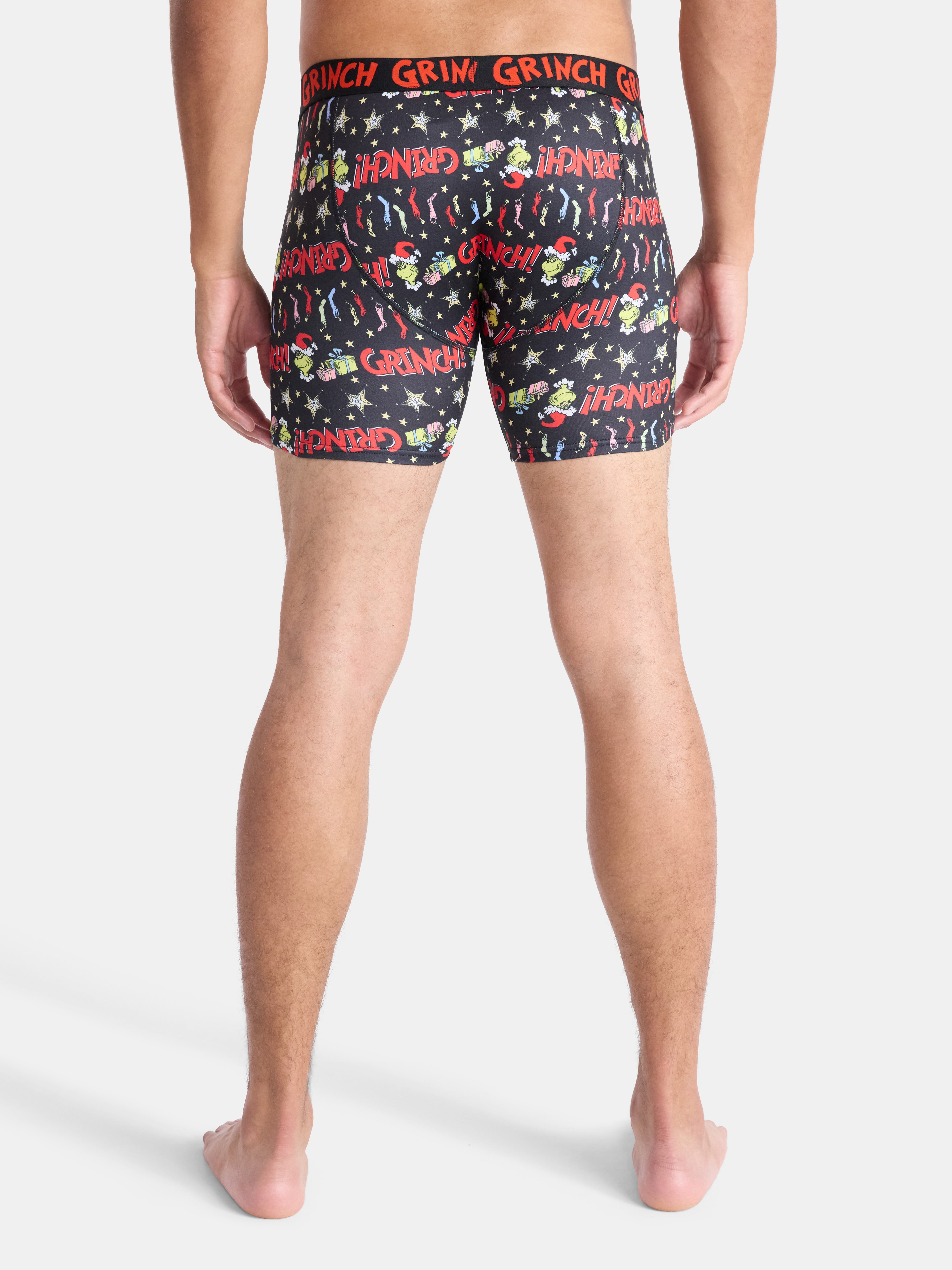 Dr. Seuss The Grinch Men’s Boxer Briefs, 2-Pack, Sizes S-XL