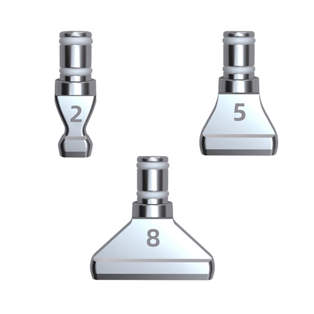 Stylo de Forage à Pointe Argentée Métal Head Détachable Remplacement Stylo Diamant Outil DIY