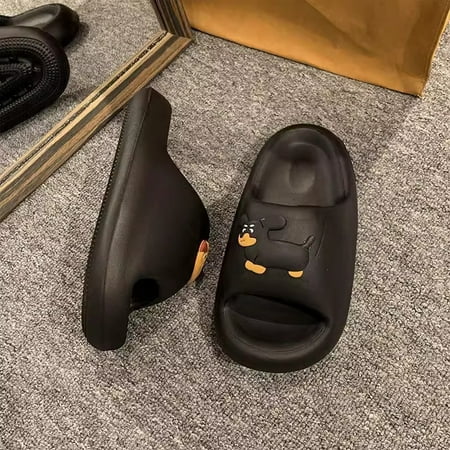 

EVA Slippers Men‘s 2024 New Summer Indoor and Outdoor Non-slip Bathing Deodorant Slippers for Couples Home Shit Feeling Slippers for Women