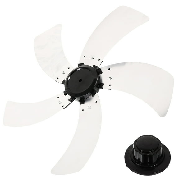 Soimiss 5 Replacement Fan Blades for 18 Inch Electric Floor Fans Metal Pedestal Table Stand Blades Indoor Repair Parts
