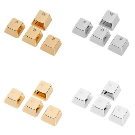W A S D Mechanical Gaming Keycap 4 Key Caps Keyset For Gamer Gaming Keyboards, Zinc Alloy