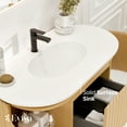 thumbnail image 5 of Eviva Haven 39"W x 22"D Oak Freestanding Bathroom Vanity with White Solid Surface Integrated Sink Top, 5 of 7