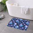 thumbnail image 6 of Kdxio Skull blue crystal flower,16" x 24", Non-Slip Front Door Mats,Outdoor Welcome Mat Washable, 6 of 9