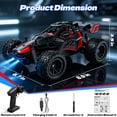 thumbnail image 4 of ‌JoyStone Remote Control Car for Kids, 2.4GHz Off-Road RC Car with LED Lights, 50 Mins Runtime, All Terrain RC Truck Toy for Boys Girls, Red, 4 of 10