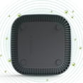 thumbnail image 3 of Purificador de aire inteligente con cenicero de color verde claro, con tecnología de iones negativos, eliminador de olores a humo, aromaterapia, de escritorio, compacto y elegante, 3 of 5