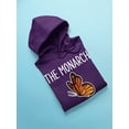 thumbnail image 3 of The Monarch Whisperer Hoodie Women -Smartprints Designs, Female 3X-Large, 3 of 4