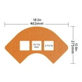thumbnail image 5 of Corner Routing Templates Radius Quick Jigs Rounded Corners Router Bit Templates, 5 of 20