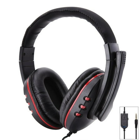 Stereo 3.5mm Wired Over Ear Gaming Headset Headphone for PS4 Xbox One Switch