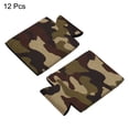 thumbnail image 3 of Mangas enfriadoras Uxcell, aisladas, colapsables, de neopreno de 2.6 mm para latas y botellas de 12 oz, paquete de 12 en camuflaje, 3 of 5