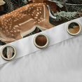 thumbnail image 4 of Feelyou Western Reindeer Black Out Curtains, Rustic Curtains Pack of 2 (42x63 Each), 4 of 6