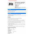 thumbnail image 2 of Rear Brake Pad Set - Compatible with 2015 - 2021 Ram ProMaster 1500 2016 2017 2018 2019 2020, 2 of 2