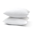 thumbnail image 2 of Cheer Collection Set of 2 Hollow Fiber Filled Couch Pillows, 18" x 18" - White, 2 of 4