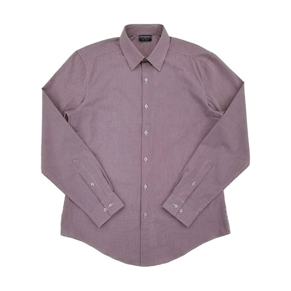 Van Heusen Flex Mens Mulberry Slim Fit Long Sleeve Dress Shirt 15-15.5 32/33