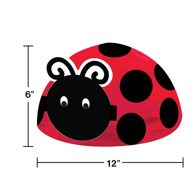 Ladybug Centerpieces For 1st Birthday