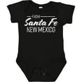 thumbnail image 3 of Inktastic From Santa Fe New Mexico in White Distressed Text Boys or Girls Baby Bodysuit, 3 of 5