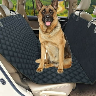 Lassie 4 in 1 Floor Dog Hammock for Crew Cab,100% Waterproof Backseat Cover  Dog Seat Covers, Bench Protector for Ford F150, Chevy Silverado,GMC