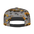 thumbnail image 4 of Haiem Retro Excavator Classic Snapback Cap Flat Bill Hat Baseball Cap Adjustable Size Cotton Dad Hat, 4 of 9