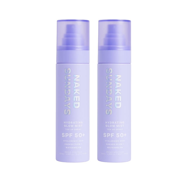 Spray fijador hidratante Glow Mist SPF 50 Naked Sundays
