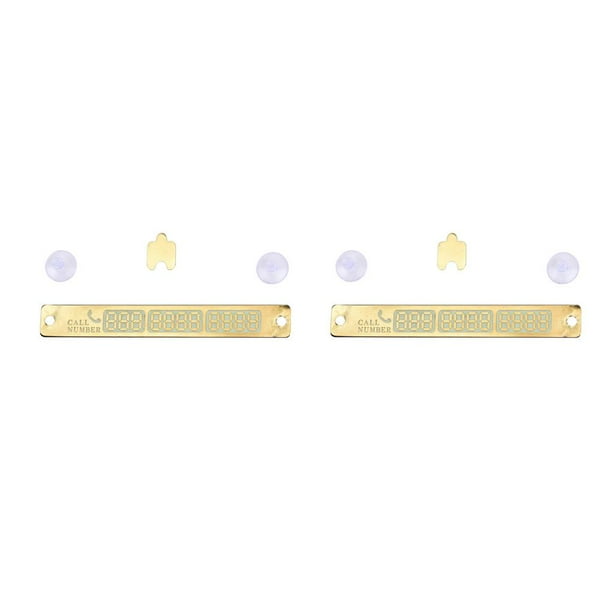 Scienceny Pegatinas para coche, tarjeta de estacionamiento temporal para coche, notificación nocturna, placa con ventosa luminosa, tarjeta, número de Type1 NO1 Scienceny CBP261551
