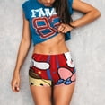 thumbnail image 3 of Lsque Sanrio Pattern High Waisted Biker Shorts for Women-Tummy Control Fitness Athletic Workout Running Yoga Gym Shorts,Moisture-Wicking-XX-Large, 3 of 9