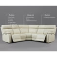 thumbnail image 3 of 105" Leather Reclining Sectional, 2 Power Recliners, Adjustable Lumbar Support & Headrest, Zero Gravity, 3 of 8
